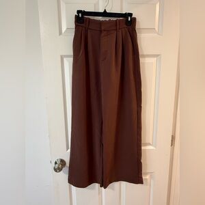 Abercrombie & Fitch Chocolate Brown tailored pants
